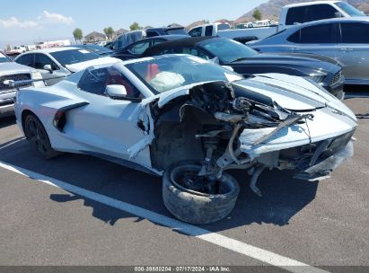 2021 CHEVROLET CORVETTE STINGRAY RWD  1LT Silver  Gasoline 1G1YA3D46M5119638 photo #1