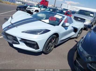 2021 CHEVROLET CORVETTE STINGRAY RWD  1LT Silver  Gasoline 1G1YA3D46M5119638 photo #3