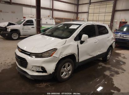 2017 CHEVROLET TRAX LS White  Gasoline 3GNCJNSB9HL221740 photo #3