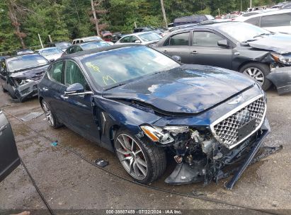 2020 GENESIS G70 3.3T AWD Blue  gas KMTG74LE9LU046739 photo #1