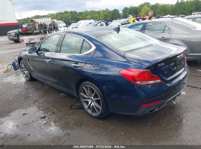 2020 GENESIS G70 3.3T AWD Blue  gas KMTG74LE9LU046739 photo #4