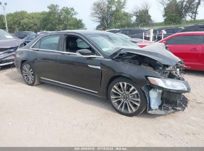 2017 LINCOLN CONTINENTAL SELECT Black  Gasoline 1LN6L9SK3H5629783 photo #1