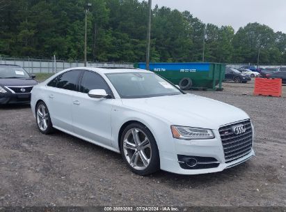 2015 AUDI S8 4.0T White  Gasoline WAUK2AFD5FN014486 photo #1