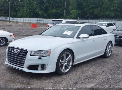 2015 AUDI S8 4.0T White  Gasoline WAUK2AFD5FN014486 photo #3