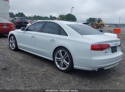 2015 AUDI S8 4.0T White  Gasoline WAUK2AFD5FN014486 photo #4