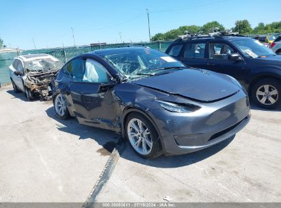 2022 TESLA MODEL Y LONG RANGE DUAL MOTOR ALL-WHEEL DRIVE Gray  Electric 7SAYGAEE4NF364264 photo #1