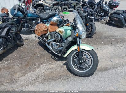 2019 INDIAN MOTORCYCLE CO. SCOUT ABS Green  Gasoline 56KMSA000K3145942 photo #1