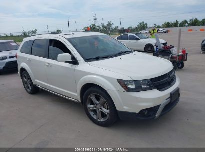 2016 DODGE JOURNEY CROSSROAD PLUS White  Gasoline 3C4PDCGB9GT208161 photo #1