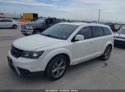 2016 DODGE JOURNEY CROSSROAD PLUS White  Gasoline 3C4PDCGB9GT208161 photo #3