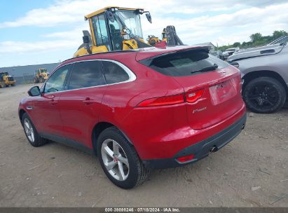 2019 JAGUAR F-PACE 25T PREMIUM Red  Gasoline SADCJ2FX8KA354179 photo #4