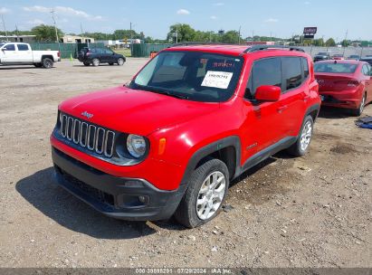 2016 JEEP RENEGADE LATITUDE Red  Gasoline ZACCJBBT6GPE34361 photo #3