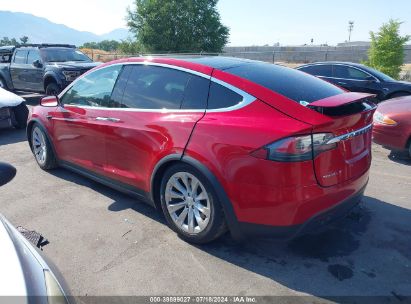 2017 TESLA MODEL X 100D/75D/90D Red  Electric 5YJXCDE2XHF076197 photo #4