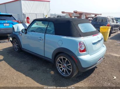 2013 MINI CONVERTIBLE COOPER Light Blue  Gasoline WMWZN3C59DT569156 photo #4