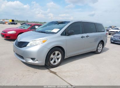 2014 TOYOTA SIENNA L V6 7 PASSENGER Silver  Gasoline 5TDZK3DC7ES492070 photo #3