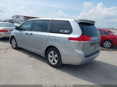 2014 TOYOTA SIENNA L V6 7 PASSENGER Silver  Gasoline 5TDZK3DC7ES492070 photo #4