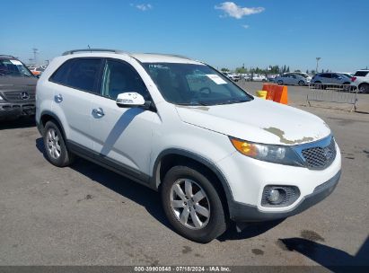 2013 KIA SORENTO LX White  Gasoline 5XYKT3A65DG422933 photo #1