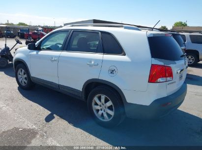 2013 KIA SORENTO LX White  Gasoline 5XYKT3A65DG422933 photo #4