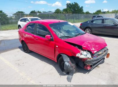 2006 CHEVROLET AVEO LS Red  Gasoline KL1TD56636B640699 photo #1