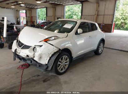 2014 NISSAN JUKE SV White  Gasoline JN8AF5MR6ET450058 photo #3