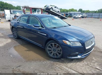 2017 LINCOLN CONTINENTAL RESERVE Blue  Gasoline 1LN6L9RP8H5605402 photo #1