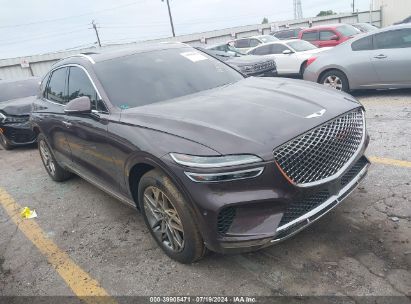 2023 GENESIS GV70 2.5T AWD Burgundy  Gasoline KMUMADTBXPU103106 photo #1