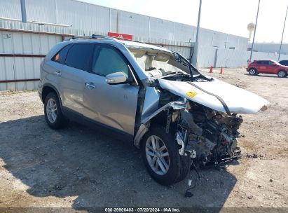 2014 KIA SORENTO LX Silver  Gasoline 5XYKT3A67EG537843 photo #1