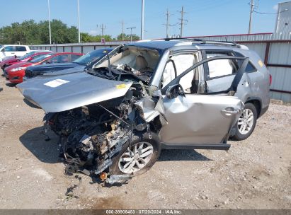 2014 KIA SORENTO LX Silver  Gasoline 5XYKT3A67EG537843 photo #3