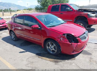 2012 NISSAN SENTRA 2.0 S Red  Gasoline 3N1AB6AP8CL679149 photo #1