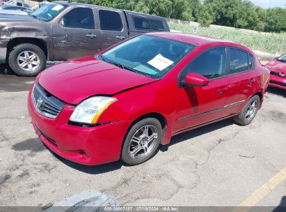 2012 NISSAN SENTRA 2.0 S Red  Gasoline 3N1AB6AP8CL679149 photo #3