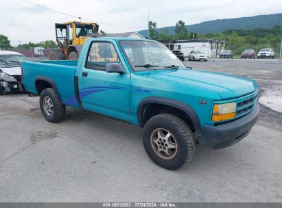 1996 DODGE DAKOTA Turquoise  Gasoline 1B7GG26X4TW708229 photo #1