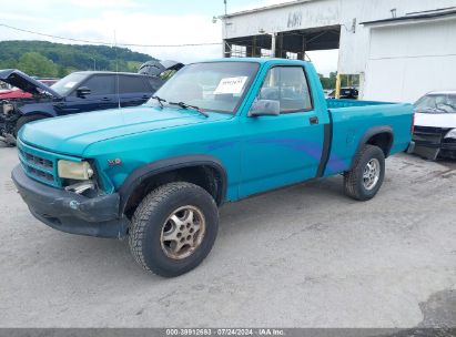 1996 DODGE DAKOTA Turquoise  Gasoline 1B7GG26X4TW708229 photo #3