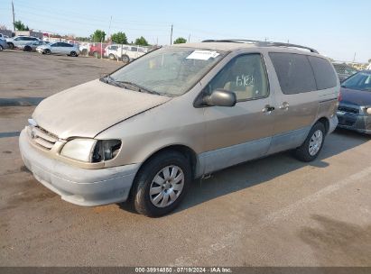 2001 TOYOTA SIENNA CE Champagne  gas 4T3ZF19C21U333256 photo #3