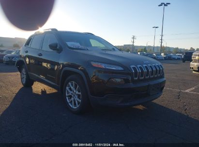 2017 JEEP CHEROKEE SPORT FWD Black  Gasoline 1C4PJLABXHW577964 photo #1