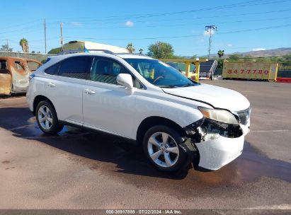 2010 LEXUS RX 350 White  Gasoline JTJZK1BA0A2403962 photo #1