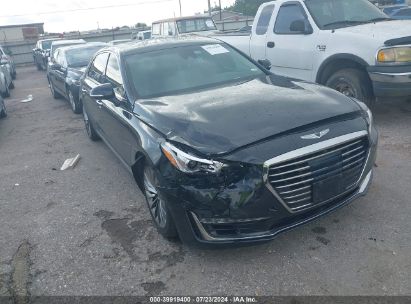 2018 GENESIS G90 3.3T PREMIUM Black  Gasoline KMHG34JA3JU044200 photo #1