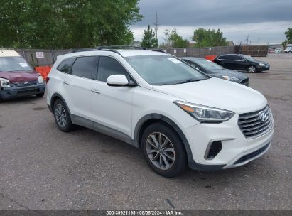 2017 HYUNDAI SANTA FE SE White  Gasoline KM8SM4HFXHU168113 photo #1