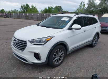 2017 HYUNDAI SANTA FE SE White  Gasoline KM8SM4HFXHU168113 photo #3