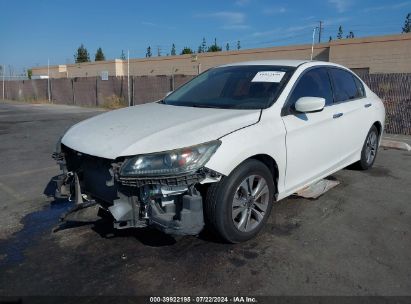 2015 HONDA ACCORD LX White  Gasoline 1HGCR2F3XFA216605 photo #3