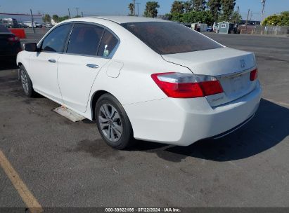 2015 HONDA ACCORD LX White  Gasoline 1HGCR2F3XFA216605 photo #4