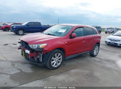 2014 MITSUBISHI OUTLANDER SPORT ES Red  Gasoline 4A4AP3AU2EE021941 photo #3