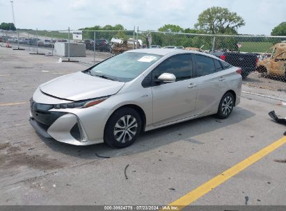 2021 TOYOTA PRIUS PRIME LE Gray  Hybrid JTDKAMFP0M3179338 photo #3