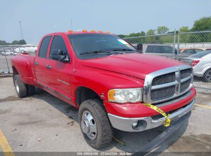 2003 DODGE RAM 3500 SLT/LARAMIE/ST Red  Diesel 3D7MU48C13G736866 photo #1