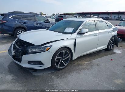 2020 HONDA ACCORD SPORT 2.0T White  Gasoline 1HGCV2F33LA003129 photo #3