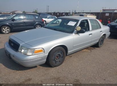 2003 FORD CROWN VICTORIA POLICE Silver  Gasoline 2FAFP71W23X169093 photo #3