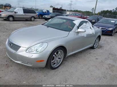 2004 LEXUS SC 430 Silver  Gasoline JTHFN48Y840049271 photo #3