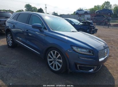 2019 LINCOLN NAUTILUS SELECT Blue  Gasoline 2LMPJ8K91KBL67514 photo #1