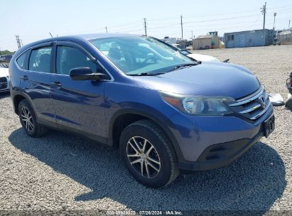 2014 HONDA CR-V LX Blue  Gasoline 2HKRM4H33EH694341 photo #1