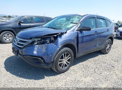 2014 HONDA CR-V LX Blue  Gasoline 2HKRM4H33EH694341 photo #3