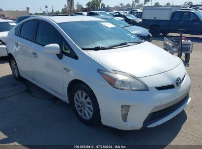 2013 TOYOTA PRIUS PLUG-IN White  Hybrid JTDKN3DP2D3038417 photo #1