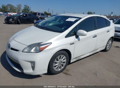 2013 TOYOTA PRIUS PLUG-IN White  Hybrid JTDKN3DP2D3038417 photo #3